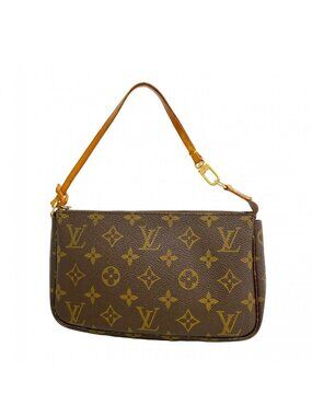 Louis Vuitton Pouch Monogram Pochette Brown
